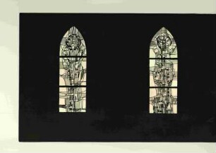 Entwürfe für zwei Schifffenster in der Evangelischen Kirche in Wetter-Oberrosphe