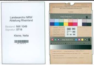 Entnazifizierung Nella Kleine , geb. 24.02.1903 ()