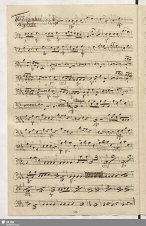 1157. Cavatina: Quello è il tetto quello è il nido / Cimarosa, D.