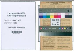 Entnazifizierung Friedrich Lehwald , geb. 27.08.1914 (Kaufmann)