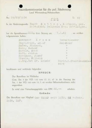 Mattes, Eugen