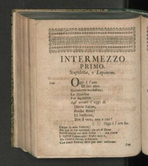 Intermezzo Primo.