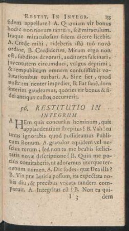 56. Restitutio In Integrum