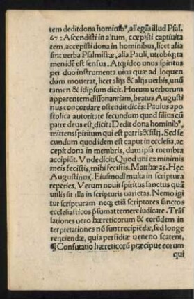 Confutatio haereticorum praecipue eorum qui negant eucharistiae sacramentum ... Capitulum 13.