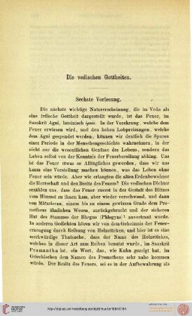 Die vedischen Gottheiten