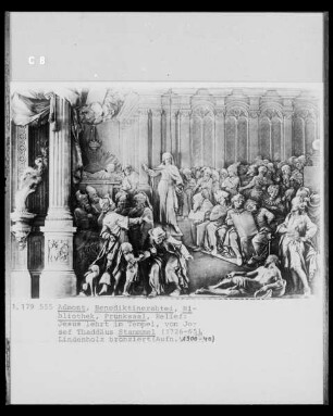 Jesus lehrt im Tempel