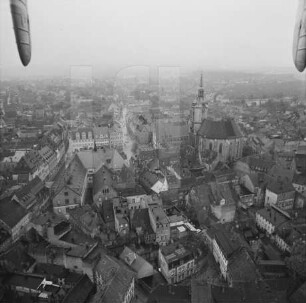 Altstadt von Naumburg : Blickrichtung Osten