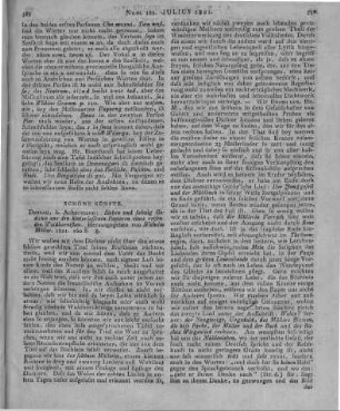 Müller, W.: Sieben und siebzig Gedichte aus den hinterlassenen Papieren eines reisenden Waldhornisten. Dessau: Ackermann 1821
