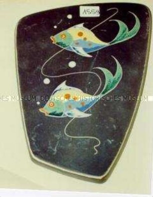 Wandkeramik mit Fischen