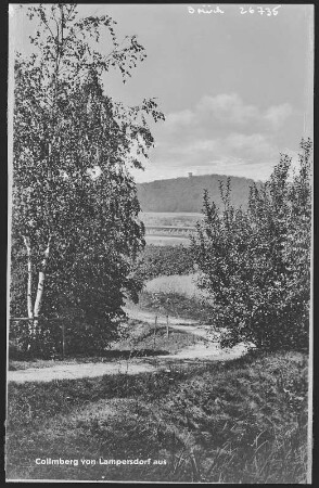 Collm. Collmberg von Lampersdorf aus