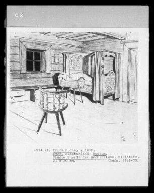 Studie Egerländer Wochenstube (Eger, Sudetenland)