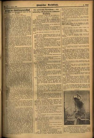 Dritte Ausgabe vom Montag, den 21. Januar 1935.