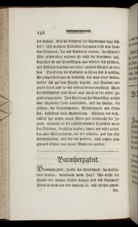 Barmherzigkeit