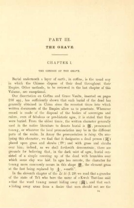Part III. The grave