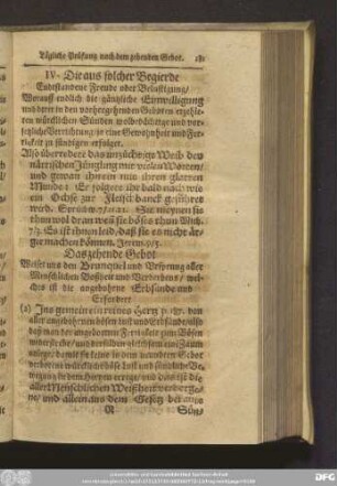 Das zehende Gebot