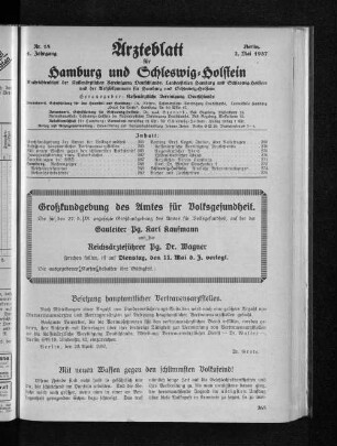 Großkundgebung des Amtes für Volksgesundheit