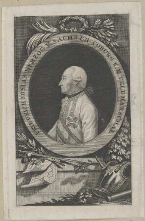 Bildnis des Friedrich Josaias v. Sachsen Coburg