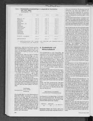 Produktivität je Erwerbstätigen in ausgewählten Großstädten 1961, 1970, 1986