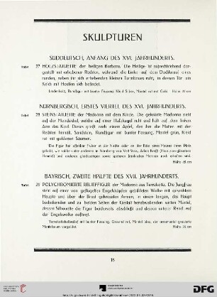 Skulpturen (Nr. 27-56)
