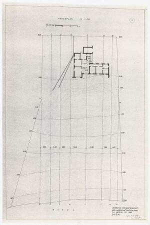 Hausgarten an der Havel: Höhenlinienplan 1:200