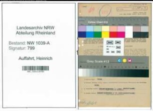 Entnazifizierung Heinrich Auffahrt , geb. 24.03.1888 (Viehkaufmann)