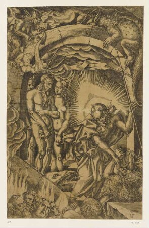 Christus in der Vorhölle, Blatt 9 der Folge "Passion Christi"