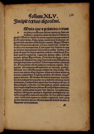 XLVr-LIIIv, Incipit textus algoritmi