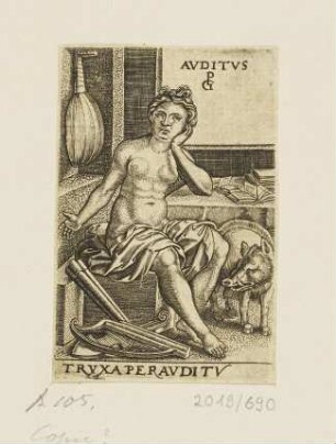 Auditus, Blatt 1 der Folge "Fünf Sinne"
