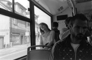 Ostrava-Radvanice : In Ostrava-Radvanice, Busfahrt ins Zentrum