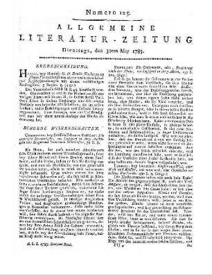 Mathesius, S. I.: Die geprüfte Bruderliebe. Ein Lustspiel in drey Aufzügen. Chemnitz: Stößel ; Putscher [1785]
