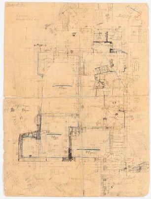 Einfamilienwohnhaus, Berlin-Nikolassee: Grundriss Erdgeschoss 1:50