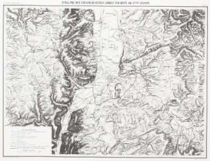 Stellung der Einschliessungs-Armee vor Metz am 27. August, Plan 11 (1:50 000)