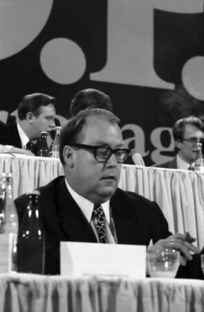 Freiburg: Stadthalle; FDP 22. Bundesparteitag, Josef Ertl