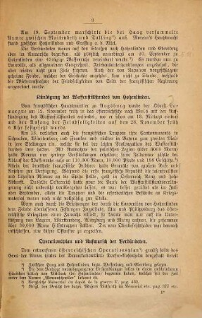 Die Schlacht bei Hohenlinden am 3. Dezember 1800 und die vorausgegangenen Heeresbewegungen : mit einer Legende und colorirten Karte