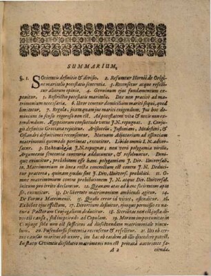 De Obligatione Matrimoniali secundum Legem Naturae