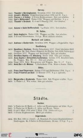 Städte (Nr. 2460-2750)