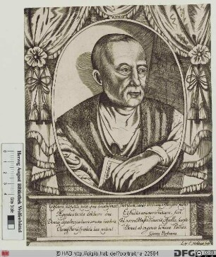 Bildnis Pierio Valeriano (eig. Giovanni Pietro dalle Fosse, lat. Joannes Pierius Valerianus)