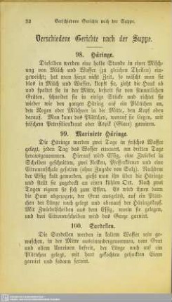 2. Verschiedene Gerichte nach der Suppe