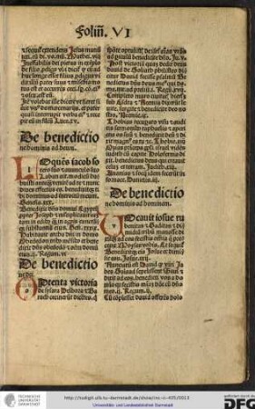 De benedictione hominis ad deum.