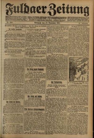 Ausgabe vom Mittwoch, den 29. Dezember 1915.