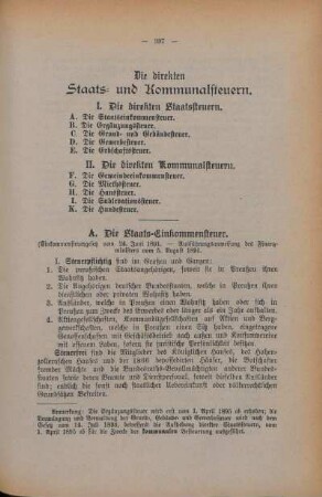 Die direkten Staats- und Kommunalsteuern