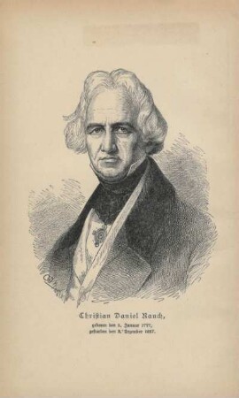 Tafel: Christian Daniel Rauch