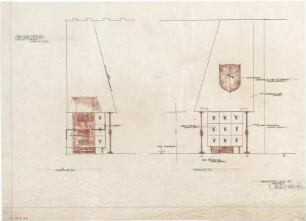 Gsaenger, Gustav; München - Obermenzing; Landhaus Dr. Fiedler - Umluftofen (Ansichten)