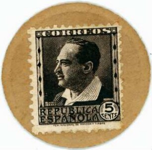 Geldschein, 5 Centimos, 1938?