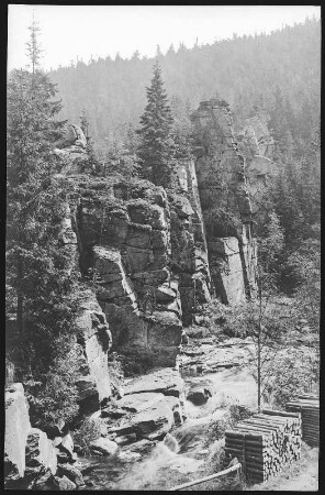Schwarzwassertal. Teufelsmauer
