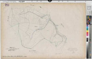Schliprüthen (Finnentrop), Umlegung Schliprüthen, Urkarte 1 Schliprüthen Flur 13,1