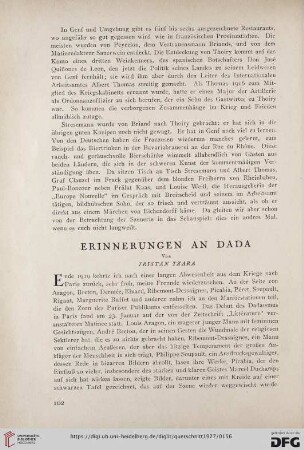 7: Erinnerungen an Dada
