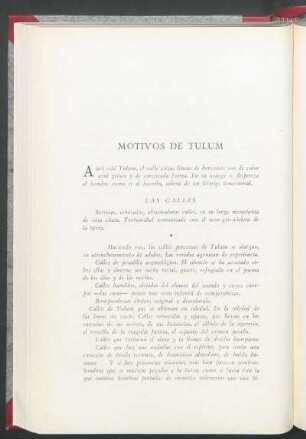 Motivos de Tulum