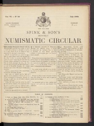 N° 68. July 1898