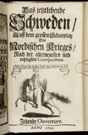 Zehende Ouverture. Anno 1715.